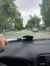 Finally a tool that cleans the INSIDE of the windshield without breaking my back