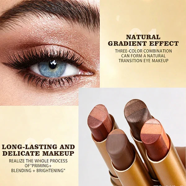 Effortless 3 Color Eyeshadow Stick