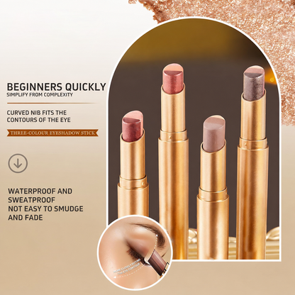 Effortless 3 Color Eyeshadow Stick