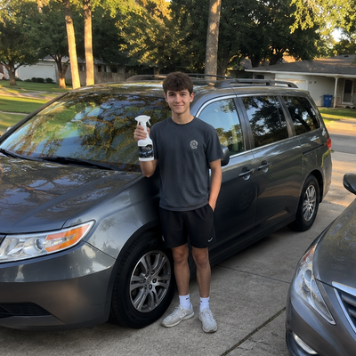 One bottle restored both our cars – great value