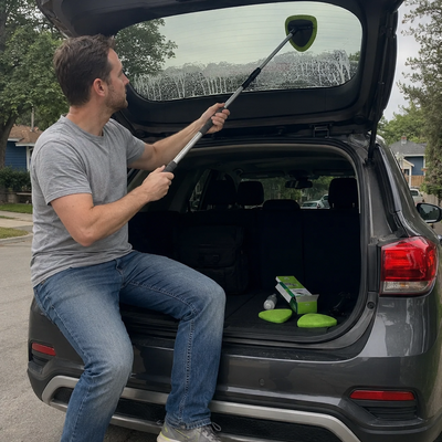 Finally, I don't have to struggle with the blind spot in the rear window anymore.
