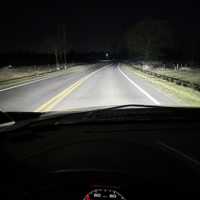 I can actually see deer before they jump out now