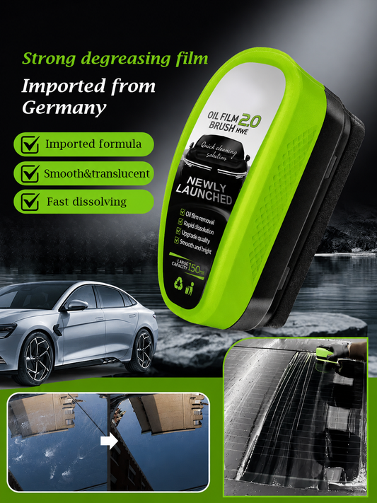 Clear Glass in Seconds Say Goodbye to Oily Windshield