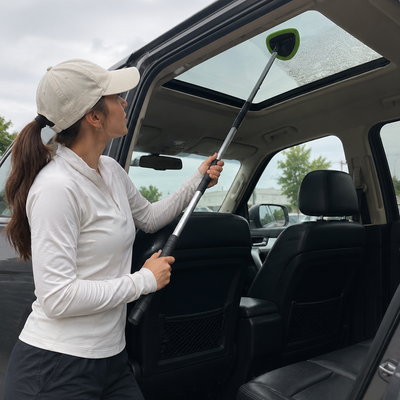 A lifesaver for sunroof cleaning – no more climbing on seats