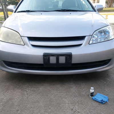 Sprayed it on, wiped it off – my 2009 Civic's headlights look brand new