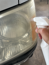 No sanding, just spray and wipe – even on severe oxidation