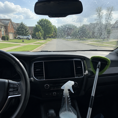 Way better than those plastic squeegees at gas stations