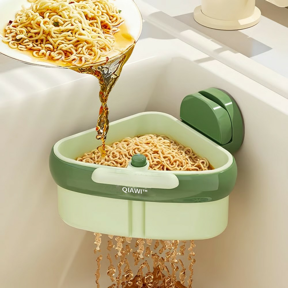 QIAWI™-Suction Cup Sink Corner Rack