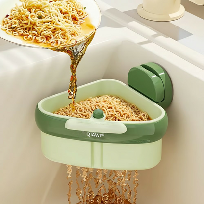 QIAWI™-Suction Cup Sink Corner Rack