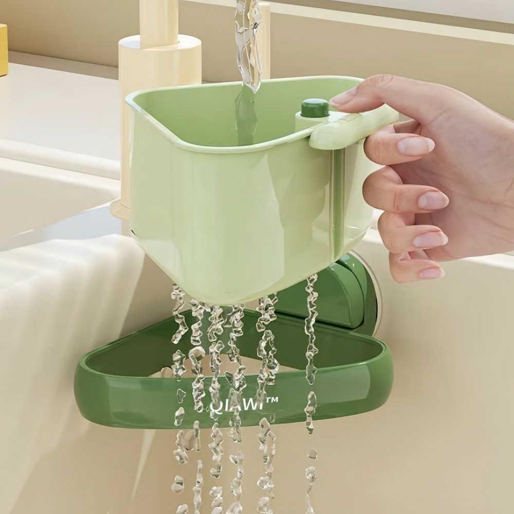 QIAWI™-Suction Cup Sink Corner Rack