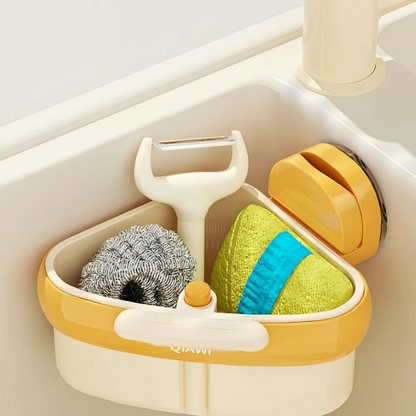 QIAWI™-Suction Cup Sink Corner Rack
